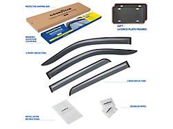 Goodyear Car Accessories Shatterproof Tape-On Window Deflectors (17-25 F-350 Super Duty SuperCrew)