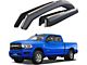 Goodyear Car Accessories Shatterproof in-Channel Window Deflectors (19-24 RAM 3500 Crew Cab, Mega Cab)