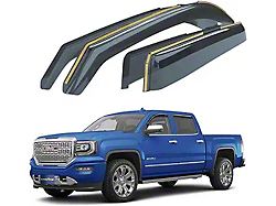 Goodyear Car Accessories Shatterproof in-Channel Window Deflectors (14-18 Sierra 1500 Crew Cab)