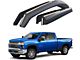 Goodyear Car Accessories Shatterproof in-Channel Window Deflectors (20-24 Sierra 2500 HD Crew Cab)