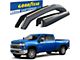 Goodyear Car Accessories Shatterproof Tape-On Window Deflectors (20-24 Sierra 2500 HD Crew Cab)