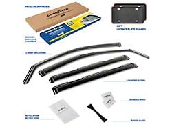 Goodyear Car Accessories Shatterproof in-Channel Window Deflectors (20-25 Silverado 2500 HD Crew Cab)