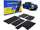 Goodyear Car Accessories Custom Fit Front and Rear Floor Liners; Black (09-14 F-150 SuperCrew)
