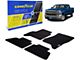 Goodyear Car Accessories Custom Fit Front and Rear Floor Liners; Black (14-18 Sierra 1500 Crew Cab)