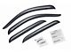 Goodyear Car Accessories Shatterproof Tape-On Window Deflectors (07-14 Sierra 3500 HD Crew Cab)