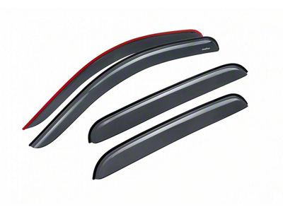 Goodyear Car Accessories Shatterproof Tape-On Window Deflectors (07-14 Silverado 2500 HD Crew Cab)