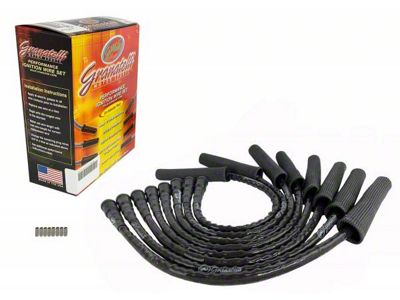 Granatelli Motor Sports Ignition Wires and Coil Pack Internals; Black (10-14 6.2L F-150)