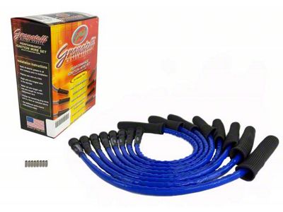 Granatelli Motor Sports Ignition Wires and Coil Pack Internals; Blue (10-14 6.2L F-150)