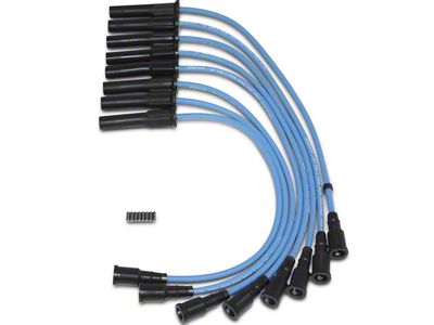 Granatelli Motor Sports Ignition Wires and Coil Pack Internals; Blue (11-12 6.2L F-250 Super Duty)