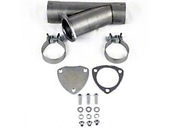 Granatelli Motor Sports Manual Exhaust Cutout; 3-Inch Aluminized Steel; Single (Universal; Some Adaptation May Be Required)