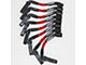 Granatelli Motor Sports High Performance Spark Plug Wires; High Temp Red (07-10 V8 Sierra 1500)