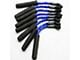 Granatelli Motor Sports High Performance Spark Plug Wires; High Temp Blue and Black (07-10 V8 Sierra 1500)