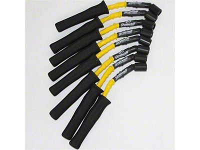 Granatelli Motor Sports High Performance Spark Plug Wires; High Temp Yellow and Black (07-10 V8 Sierra 1500)