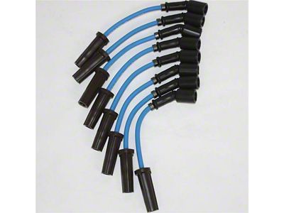 Granatelli Motor Sports Performance Spark Plug Wires; Blue (10-19 6.0L Sierra 3500 HD)