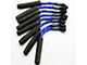 Granatelli Motor Sports High Performance Spark Plug Wires; High Temp Blue and Black (07-10 6.0L Sierra 3500 HD)