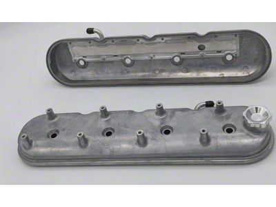 Granatelli Motor Sports Stock/Standard Valve Covers; Cast (10-19 6.0L Silverado 2500 HD)