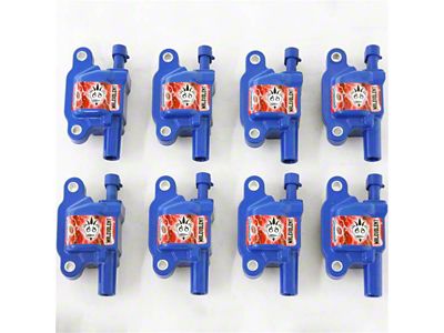 Granatelli Motor Sports Malevolent Series Coil Packs; Blue (07-14 5.3L, 6.0L, 6.2L Tahoe)