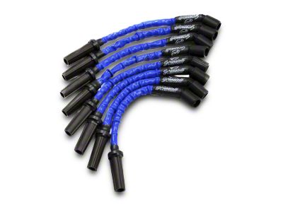 Granatelli Motor Sports High Performance Ignition Wires; 9-Inch; High Temp Blue (07-14 5.3L Yukon)