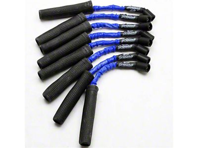 Granatelli Motor Sports High Performance Spark Plug Wires; High Temp Blue and Black (2014 Yukon)