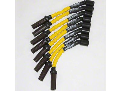 Granatelli Motor Sports High Performance Spark Plug Wires; High Temp Yellow (2014 Yukon)