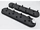 Granatelli Motor Sports Stock/Standard Valve Covers; Black Wrinkle (09-14 6.2L Yukon)