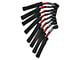 Granatelli Motor Sports High Performance Ignition Wires; High Temp Red and Black (07-08 6.0L Sierra 2500 HD)