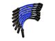 Granatelli Motor Sports High Performance Ignition Wires; High Temp Blue (07-08 6.0L Sierra 3500 HD)