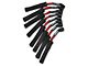 Granatelli Motor Sports High Performance Ignition Wires; High Temp Red and Black (07-08 6.0L Sierra 3500 HD)