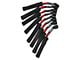 Granatelli Motor Sports High Performance Ignition Wires; High Temp Red and Black (07-08 6.0L Silverado 3500 HD)