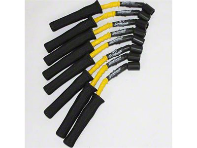 Granatelli Motor Sports High Performance Ignition Wires; High Temp Yellow and Black (15-24 V8 Tahoe)