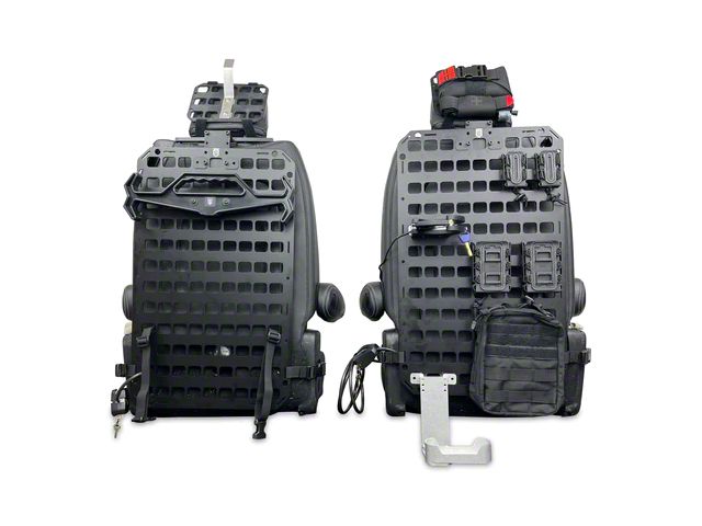 Grey Man Tactical RMP Vehicle Dual Seat Back Locking MOLLE Panel Package (Universal; Some Adaptation May Be Required)