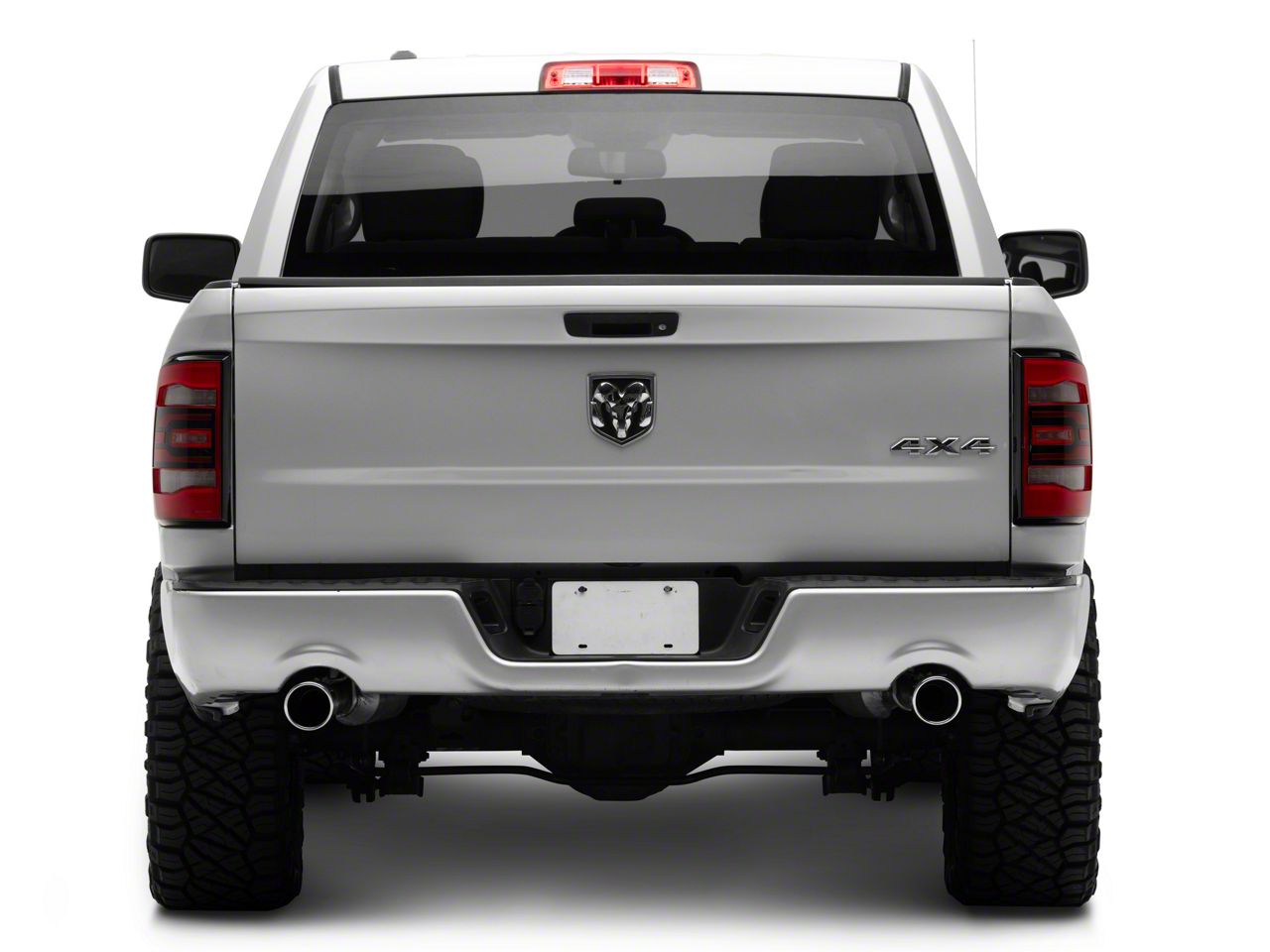 GTR Lighting RAM 1500 Carbide LED Tail Lights; Black Housing; Red Lens ...