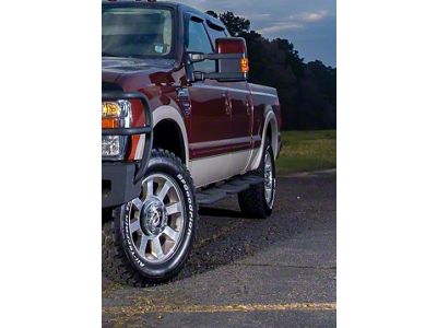 Hammerhead Wheel to Wheel Running Boards; Black (11-16 F-350 Super Duty SuperCrew w/ 6-3/4-Foot Bed)