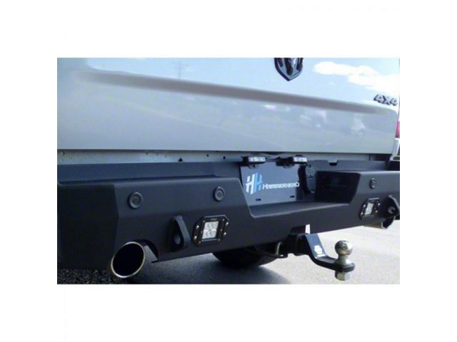 Hammerhead Rear Bumper with Flush Mount Light Openings (19-24 RAM 1500 w/ Factory Dual Exhaust)