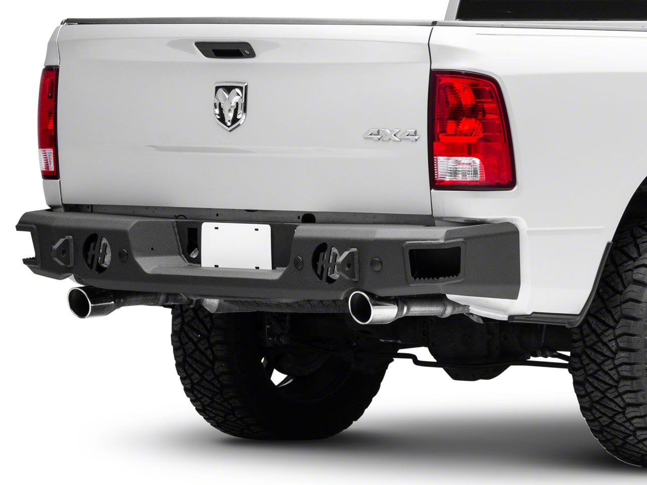 Hammerhead RAM 1500 Rear Bumper with Round Reverse Light Cutouts 600-56 ...