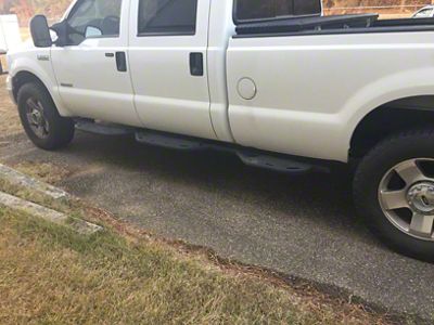 Hammerhead Cab Length Running Boards; Black (11-16 F-250 Super Duty SuperCrew)