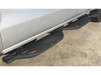 Hammerhead Wheel to Wheel Running Boards; Black (14-18 Sierra 1500 Crew Cab w/ 5.80-Foot Short Box)