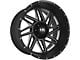 Hardrock Offroad Bones Xposed Gloss Black Milled 8-Lug Wheel; 20x10; -19mm Offset (11-14 Sierra 2500 HD)