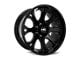 Hardrock Offroad BloodShot Xposed Gloss Black 6-Lug Wheel; 20x10; -19mm Offset (14-18 Sierra 1500)