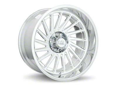 Hardrock Offroad H905 Polished 8-Lug Wheel; Left Directional; 22x12; -51mm Offset (01-06 Sierra 2500 HD)