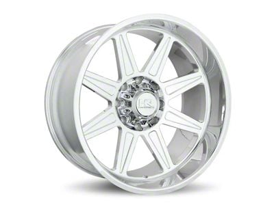 Hardrock Offroad H906 Polished 8-Lug Wheel; 22x12; -51mm Offset (01-06 Sierra 2500 HD)