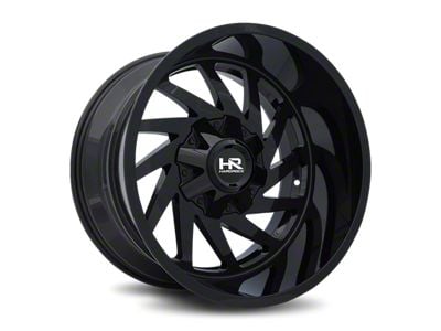 Hardrock Offroad Crusher Gloss Black 8-Lug Wheel; 20x12; -44mm Offset (01-06 Sierra 3500 HD SRW)