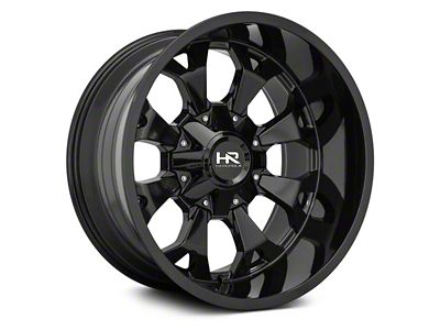 Hardrock Offroad Devastator Gloss Black 8-Lug Wheel; 20x12; -51mm Offset (01-06 Sierra 3500 HD SRW)