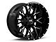 Hardrock Offroad Affliction Gloss Black Milled 5-Lug Wheel; 20x12; -44mm Offset (02-08 RAM 1500, Excluding Mega Cab)