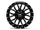 Hardrock Offroad Affliction Gloss Black Milled 5-Lug Wheel; 20x12; -44mm Offset (02-08 RAM 1500, Excluding Mega Cab)