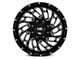 Hardrock Offroad Attack Gloss Black Milled 5-Lug Wheel; 20x12; -51mm Offset (02-08 RAM 1500, Excluding Mega Cab)