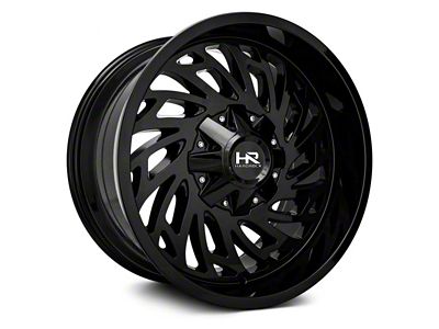 Hardrock Offroad Attack Gloss Black 5-Lug Wheel; 20x12; -51mm Offset (02-08 RAM 1500, Excluding Mega Cab)