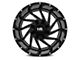 Hardrock Offroad Crusher Gloss Black Milled 5-Lug Wheel; 20x12; -44mm Offset (02-08 RAM 1500, Excluding Mega Cab)