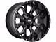 Hardrock Offroad Devastator Gloss Black Milled 5-Lug Wheel; 20x10; -19mm Offset (02-08 RAM 1500, Excluding Mega Cab)