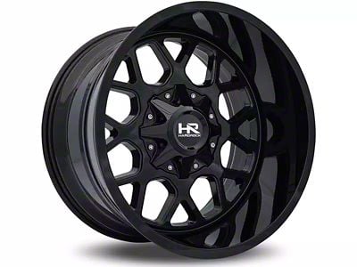 Hardrock Offroad Gunner Gloss Black 5-Lug Wheel; 20x9; 0mm Offset (02-08 RAM 1500, Excluding Mega Cab)